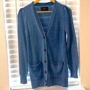 Lucky Brand Women's Blue Cardigan with Pockets